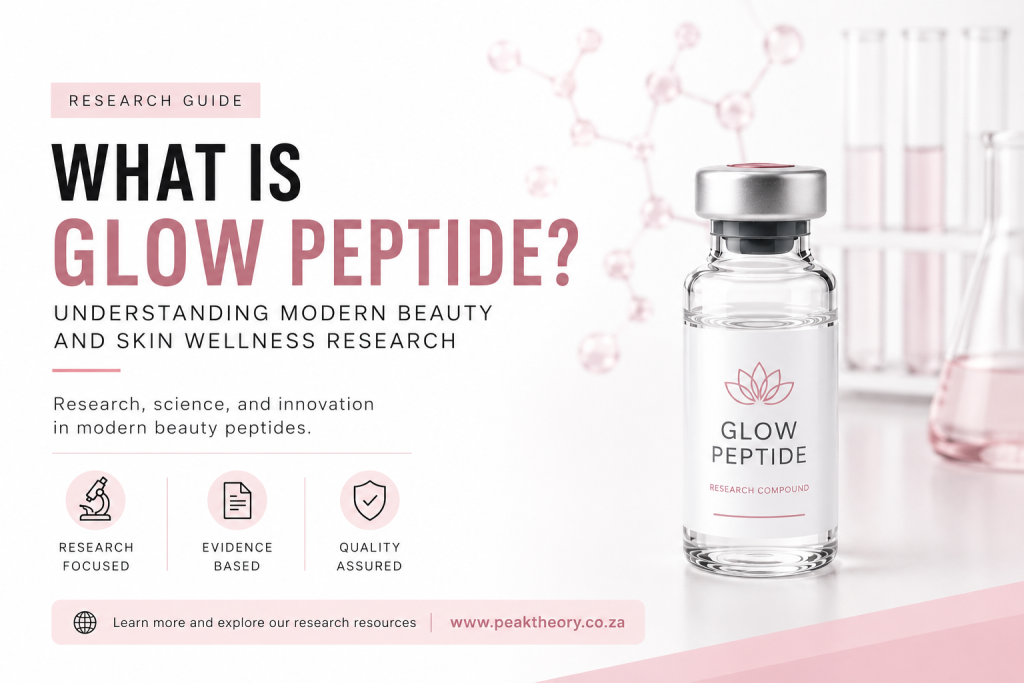 Glow peptide research guide exploring beauty peptides, skin wellness science, cosmetic peptide research, and modern skincare related wellness discussions