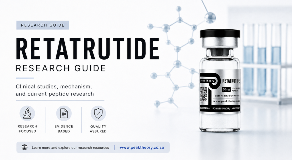 GLP3-RTA research guide covering triple receptor mechanisms and published findings