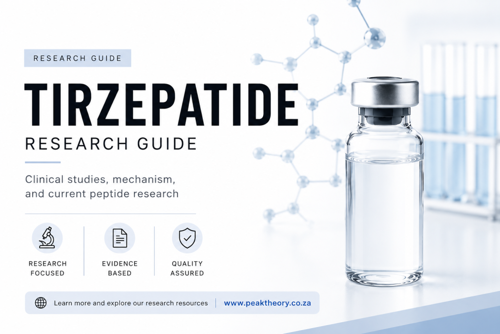 Tirzepatide South Africa research guide and GLP 1 GIP peptide research resource